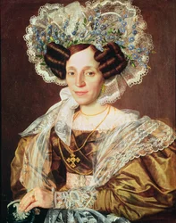 Porträtt av Barbara Smetanova, mamma till Federic Smetana